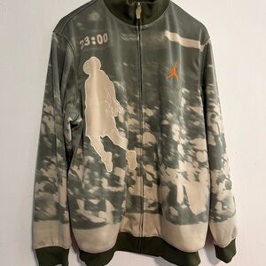 Air Jordan Jacket Men Large Green Vintage 1988 Slam Dunk Contest 23:00 Jumpman